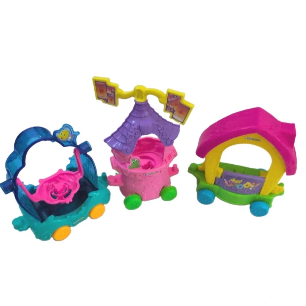 Fisher-Price Little People Disney Princess Parade Float Vehicles - Lot of 3
